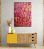 JEANNIE MILLS PWERLE "Bush Yam" Signed Acrylic on Canvas 138.5cm x 98.5cm2