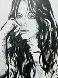 DAVID BROMLEY Nude "Zippora" Original Polymer Painting on Canvas 90cm x 60cm1
