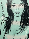 DAVID BROMLEY Nude "Mallory" Original Polymer Painting on Canvas 90cm x 60cm2