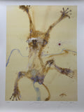 JOHN OLSEN "Monkeys II" Signed, Limited Edition Print 76cm x 56cm1