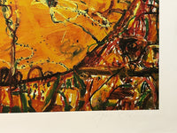 JOHN OLSEN "Seafood Paella" Signed, LARGE Limited Edition Print 100cm x 110cm