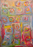 BOB GIBSON TJUNGURRAYI "My Country" Signed Acrylic on Canvas 140cm x 98cm0