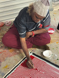 GLADYS DANIELS NAPALTJARRI "Sand Hills" Signed Acrylic on Canvas 89.5cm x 61.5cm4