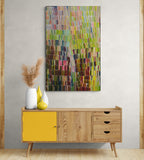 JEANNIE MILLS PWERLE "Bush Yam" Signed Acrylic on Canvas 150cm x 96cm2