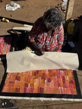 JEANNIE MILLS PWERLE "Bush Yam" Signed Acrylic on Canvas 96cm x 97cm1