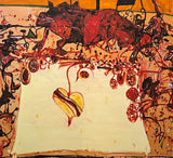 JOHN OLSEN "La Fiesta..." Signed, LARGE Limited Edition Print 100cm x 110cm