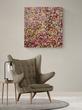 POLLY NGALE "Bush Plum" Original, Signed Acrylic on Canvas 100cm x 95cm2