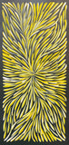PATRICIA KAMARA "Bush Medicine Leaves" Signed Acrylic on Canvas 45cm x 20cm0