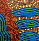 RINI TIGER "Wati Ngintaka" Signed Acrylic on Canvas Painting 92cm x 89cm0