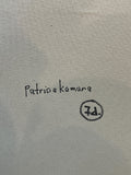 PATRICIA KAMARA "Bush Medicine Leaves" Signed Acrylic on Canvas 43cm x 20cm2