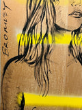 DAVID BROMLEY Nude "Ally" Original Polymer Painting on Canvas 90cm x 60cm2