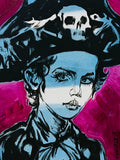 DAVID BROMLEY Children Series "Pirate Girl" Polymer on Canvas 90cm x 60cm1