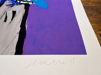 ADAM CULLEN "Growler - Purple" Signed, Limited Edition Print 90cm x 89cm