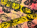 DAVID BROMLEY "Butterflies" Polymer Painting on Canvas 60cm x 90cm1