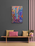 JUDY WATSON NAPANGARDI "Mina Mina" Acrylic on Canvas Painting 121cm x 76cm2