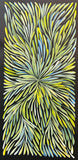 PATRICIA KAMARA "Bush Medicine Leaves" Signed Acrylic on Canvas 43cm x 20cm0