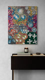 KAREN BIRD NGALE "Awelye" Original Signed Acrylic on Canvas 96cm x 73cm2