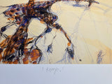 JOHN OLSEN "Kenya" Signed, Limited Edition Print 75cm x 60cm2