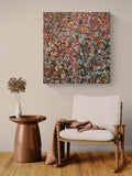 POLLY NGALE "Bush Plum" Original, Signed Acrylic on Canvas 100cm x 94.5cm2