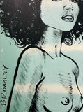 DAVID BROMLEY Nude "Milan" Polymer on Canvas Painting 120cm x 90cm2