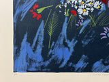 CHARLES BLACKMAN "Fifty Flowers" Signed, Silkscreen Print 60cm x 76cm2