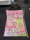 BOB GIBSON TJUNGURRAYI "My Country" Signed Acrylic on Canvas 140cm x 97cm1