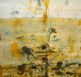 JOHN OLSEN "Wetlands" Signed, LARGE Limited Edition Print 100cm x 105cm