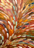 ESTHER HAYWOOD PETYARRE "Medicine Leaves" Signed Acrylic on Canvas 139cm x 97cm0