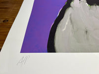 ADAM CULLEN "Growler - Purple" Signed, Limited Edition Print 90cm x 89cm