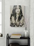DAVID BROMLEY Nude "Zippora" Original Polymer Painting on Canvas 90cm x 60cm3