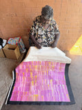 JEANNIE MILLS PWERLE "Bush Yam" Signed Acrylic on Canvas 135.5cm x 96.5cm1