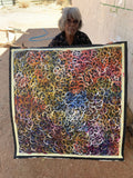 GRACIE MORTON PWERLE "Lizard Dreaming" Signed Acrylic on Canvas 97cm x 97cm1