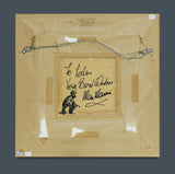 MAX MANNIX "Don't Believe a Word"... Original Oil on Canvas Painting 14cm x 14cm2