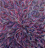 BETHANY NELSON NABANANGKA "Medicine Leaves" Signed Acrylic on Canvas 94cm x 89cm0