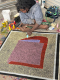 MAGDELINE PAYNE NUNGALA "Anwekety" Signed Original Acrylic on Canvas 94cm x 94cm4