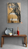 DAVID BROMLEY Nude "Jessica" Original Polymer Painting on Canvas 90cm x 60cm3