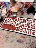 DEBRA MCDONALD NANGALA "Watiya Tjuta" Signed Acrylic on Canvas 127cm x 62cm1