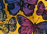 DAVID BROMLEY "Butterflies" Polymer & Gold Leaf on Canvas 122cm x 152cm1