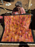 JEANNIE MILLS PWERLE "Bush Yam" Signed Acrylic on Canvas 96cm x 97cm2