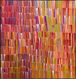 JEANNIE MILLS PWERLE "Bush Yam" Signed Acrylic on Canvas 99cm x 95cm0