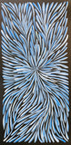 PATRICIA KAMARA "Bush Medicine Leaves" Signed Acrylic on Canvas 43cm x 20cm0