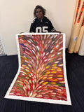 ESTHER HAYWOOD PETYARRE "Medicine Leaves" Signed Acrylic on Canvas 138cm x 95cm1