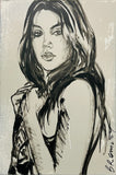 DAVID BROMLEY Nude "Ally" Original Polymer Painting on Canvas 90cm x 60cm0