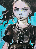 DAVID BROMLEY Children Series "Pirate Girl" Polymer on Canvas 90cm x 60cm2
