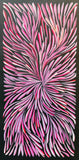 PATRICIA KAMARA "Bush Medicine Leaves" Signed Acrylic on Canvas 43cm x 20cm0