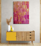 JEANNIE MILLS PWERLE "Bush Yam" Signed Acrylic on Canvas 135.5cm x 96.5cm3