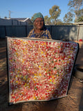 POLLY NGALE "Bush Plum" Original, Signed Acrylic on Canvas 100cm x 95cm3