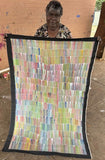 JEANNIE MILLS PWERLE "Bush Yam" Signed Acrylic on Canvas 151cm x 96cm1