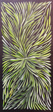 PATRICIA KAMARA "Bush Medicine Leaves" Signed Acrylic on Canvas 44cm x 20cm0