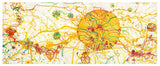 JOHN OLSEN "Seafood Paella" Hand Signed, Limited Edition Print 50cm x 125cm0